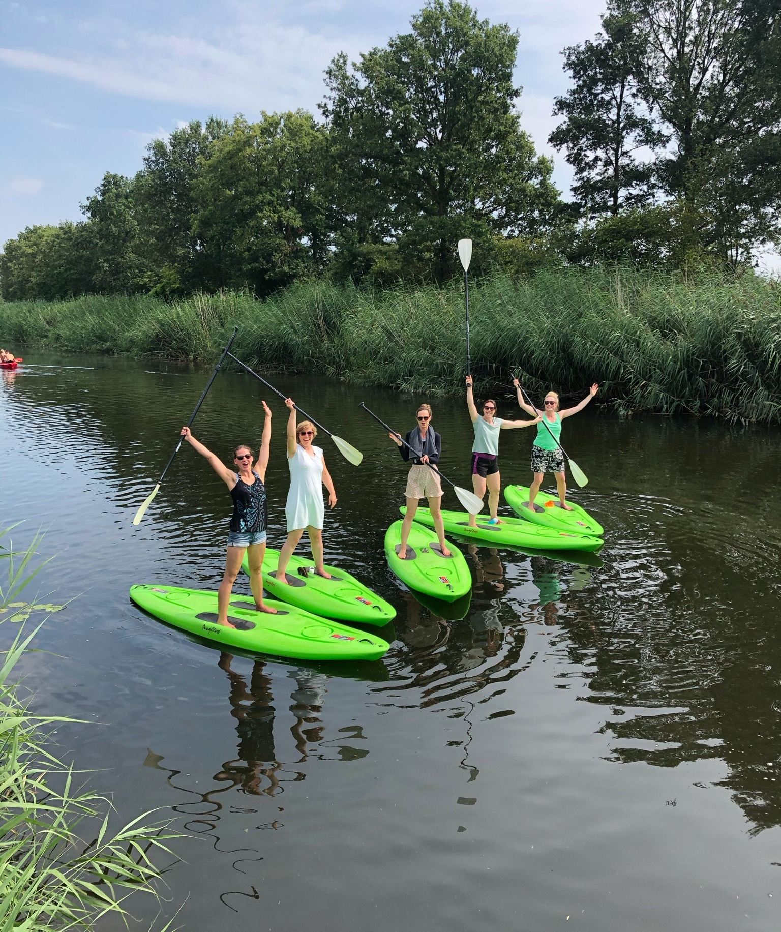 suppen op de Berkel groepsuitjes groepsuitje familie vrienden vrijgezellenfeest vrijgezellenfeestje suppen sup kano
